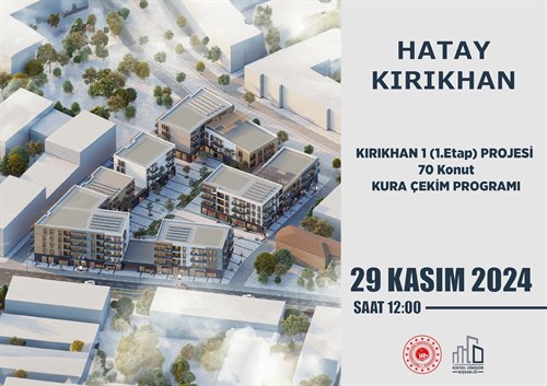 Kırıkhan'da Rezerv Alan TOKİ Kurası Çekiliyor. (Kırıkhan 1 Etap 1)